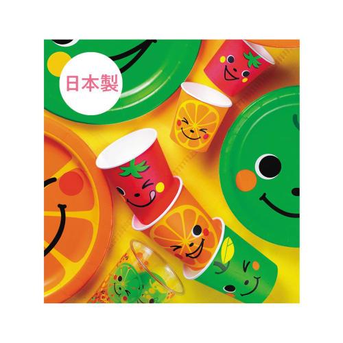 Japan Dixie Love Paper Cups, 73mm Diameter x 80mm Height, 205ml, 15-Pack, KHN157DD