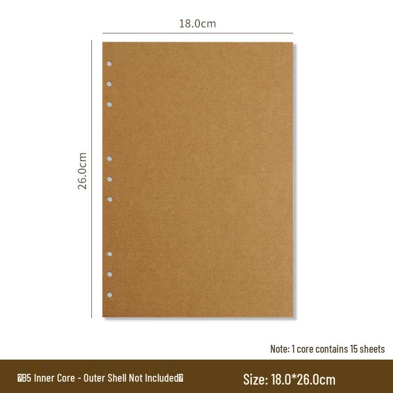 A4 Kraft Paper Cover DIY Photo Album & B5 Classmate Growth Journal