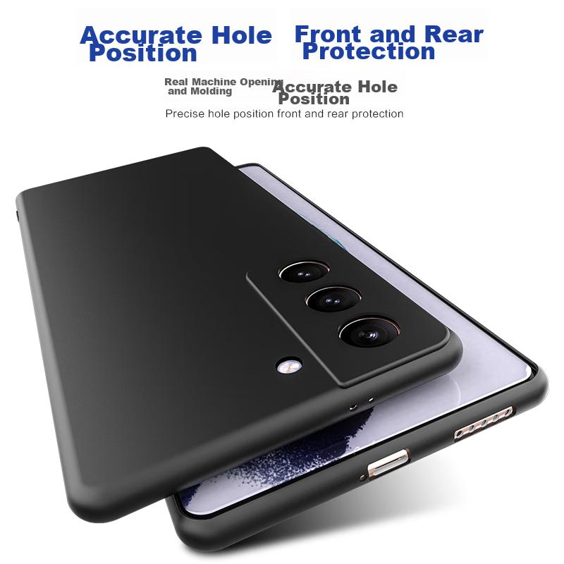 HotFire Phone Case for Samsung S21, Galaxy S21 5G Protective Cover, Full Lens Protection Upgraded Frosted Anti-Drop Slim Silicone Soft And Wome