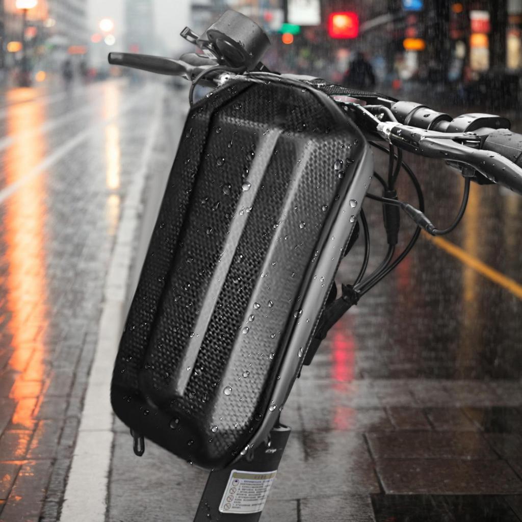 Scooter Bag 3L Waterproof Handlebar Bag for Front Electric Scooter Accessories Carry Bags Scooter Tiller Bag for Carrying Phone