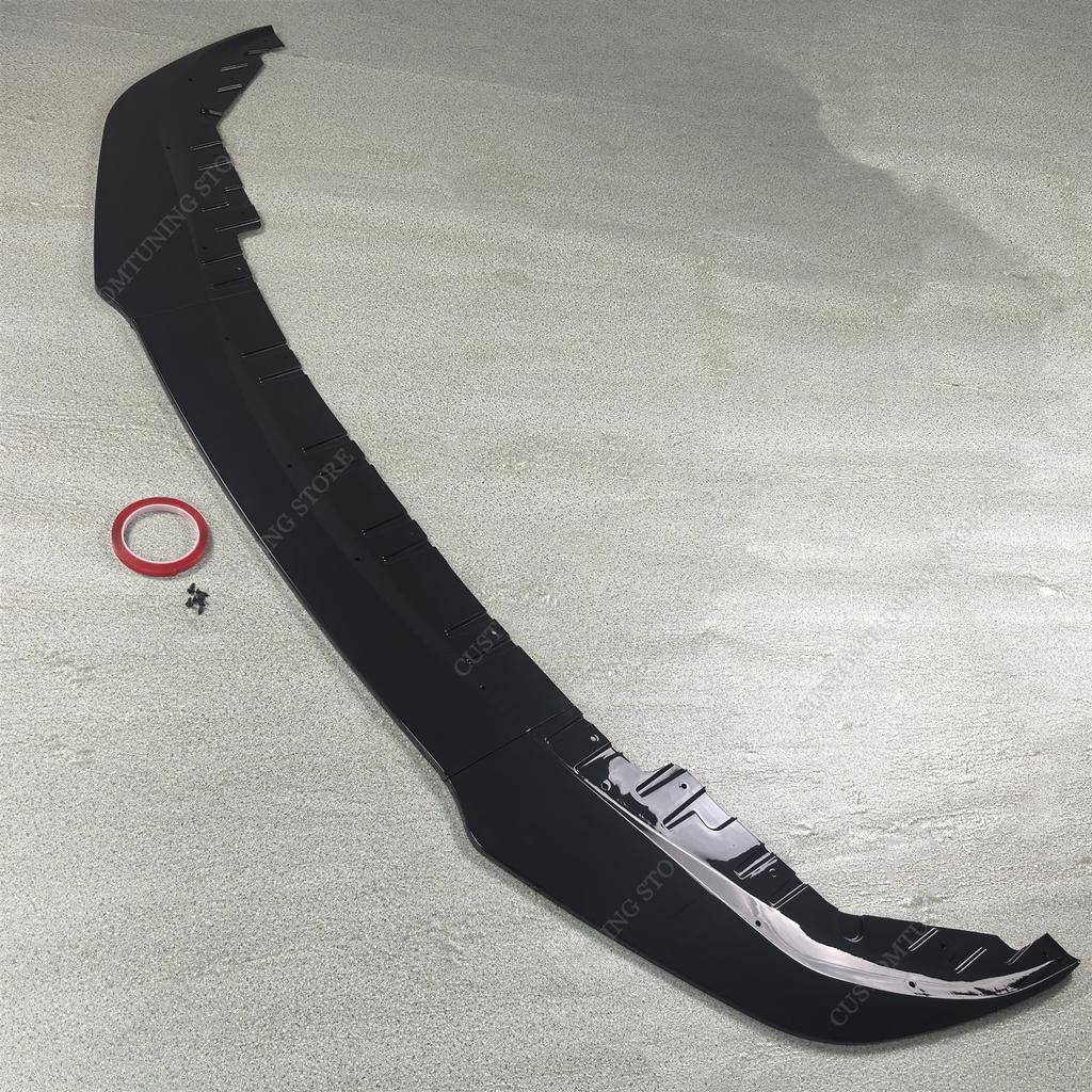 MP OEM Stil Glänzend Schwarz Frontstoßstange Lippe Splitter Spoiler für BMW G26 i4 M50 M60 M Sport 4-türiges Gran Coupe 2021-2026 Tuning