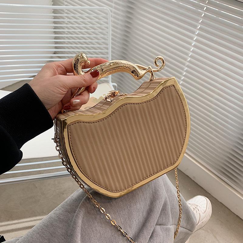 Design de nicho bolsa pequena feminina 2025 nova moda outono e inverno bolsa caixa portátil versátil corrente ombro único mensageiro