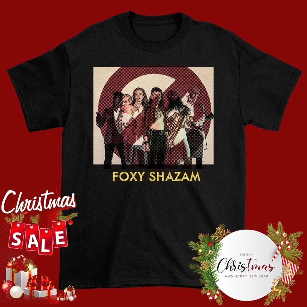 ГОРЯЧИЙ! Foxy Shazam черная хлопковая рубашка Все размеры S-5XL Унисекс MI684 Унисекс футболка XXXXL