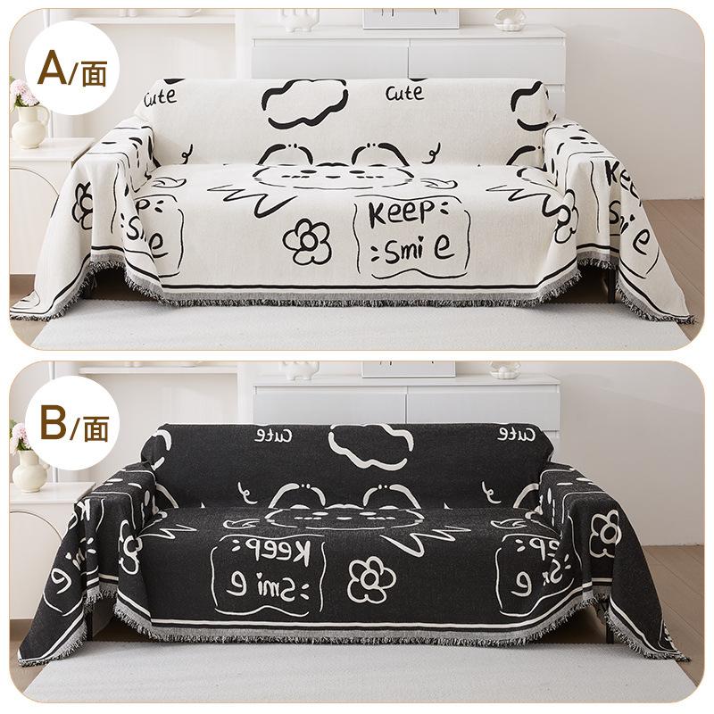 Bohemia Chenille Sofa Cover Universal Sofa Blanket Dust-proof Cloth for Bedroom Living Room Sofa Cushion
