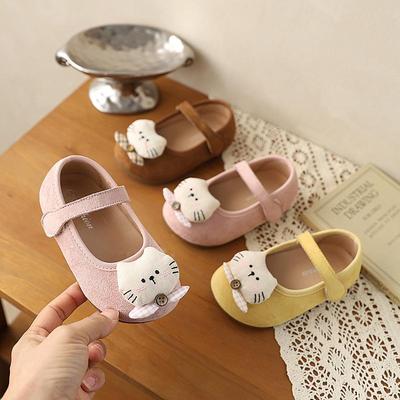 2026 Versatile Cartoon Baby Velcro Shoes: Soft Sole Outdoor Spring Fashion for Kids