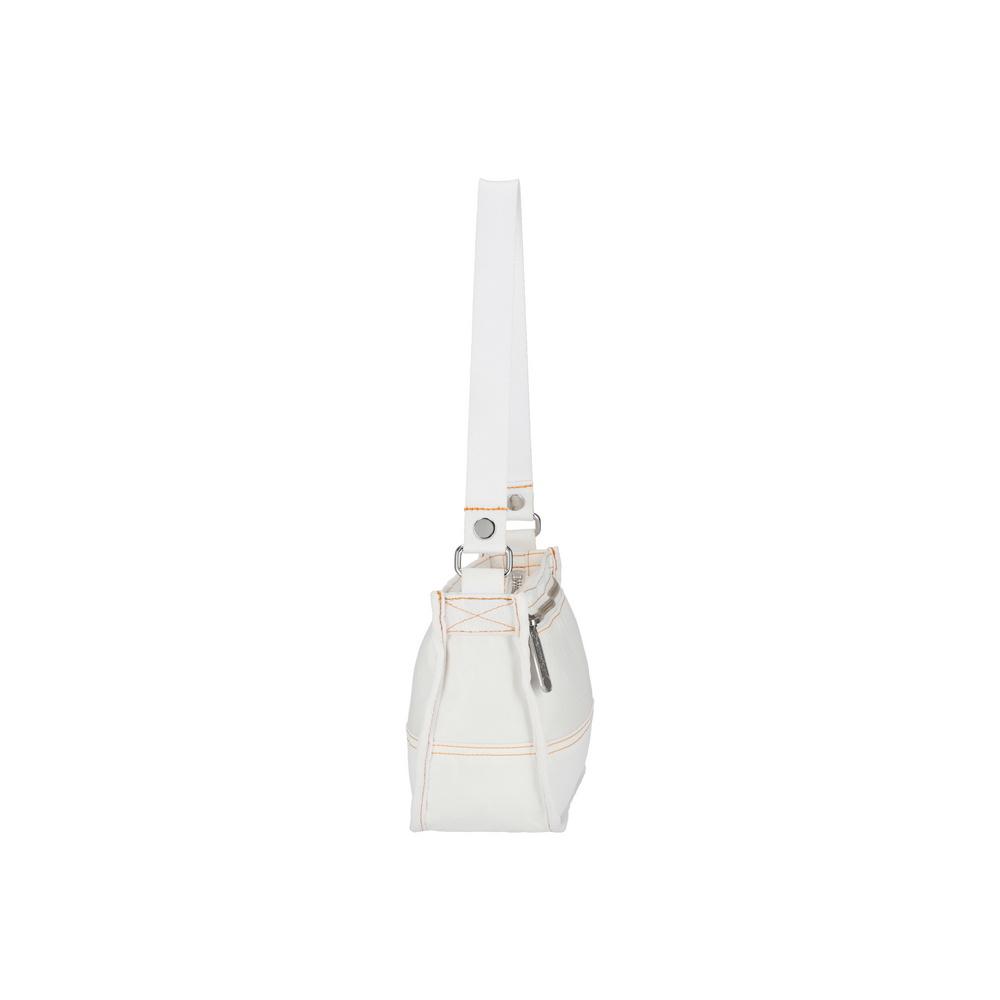 Lesportsac White Denim Small Zip Shoulder Bag [1513.La76]