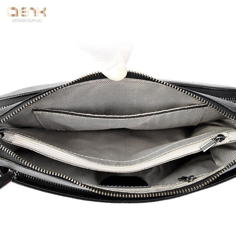 Leather women's bags, new trendy and fashionable large-capacity shoulder bags, first-layer cowhide casual messenger bags