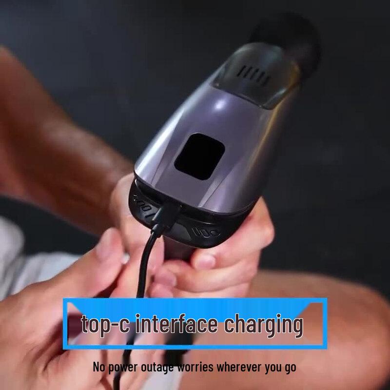 Deep Tissue Massage Gun with Ice Compression CN Plug (adapter Included)