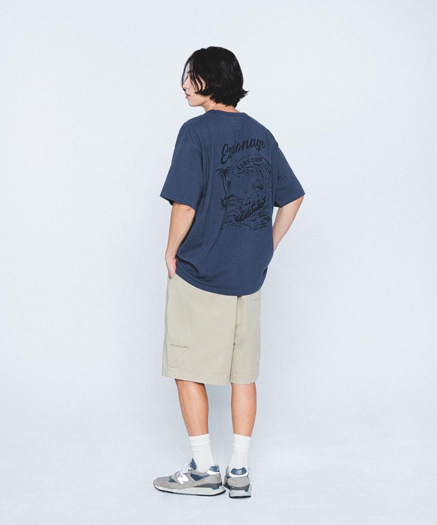 ESPIONAGE Surf Club Heavyweight Tee Slate