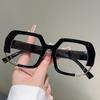 Oversized Square Glasses Women  New Fashion Blue Light Blockng Optical Frames Trendy Chic Brand Design Decor Eyewear