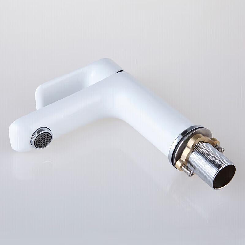 Submarine L6111 European Style Porcelain White Basin Faucet