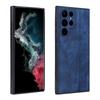 Applicable to Samsung S25Ultra mobile phone case, new skin feeling s24 printed leather pattern anti-drop A26 business protective case