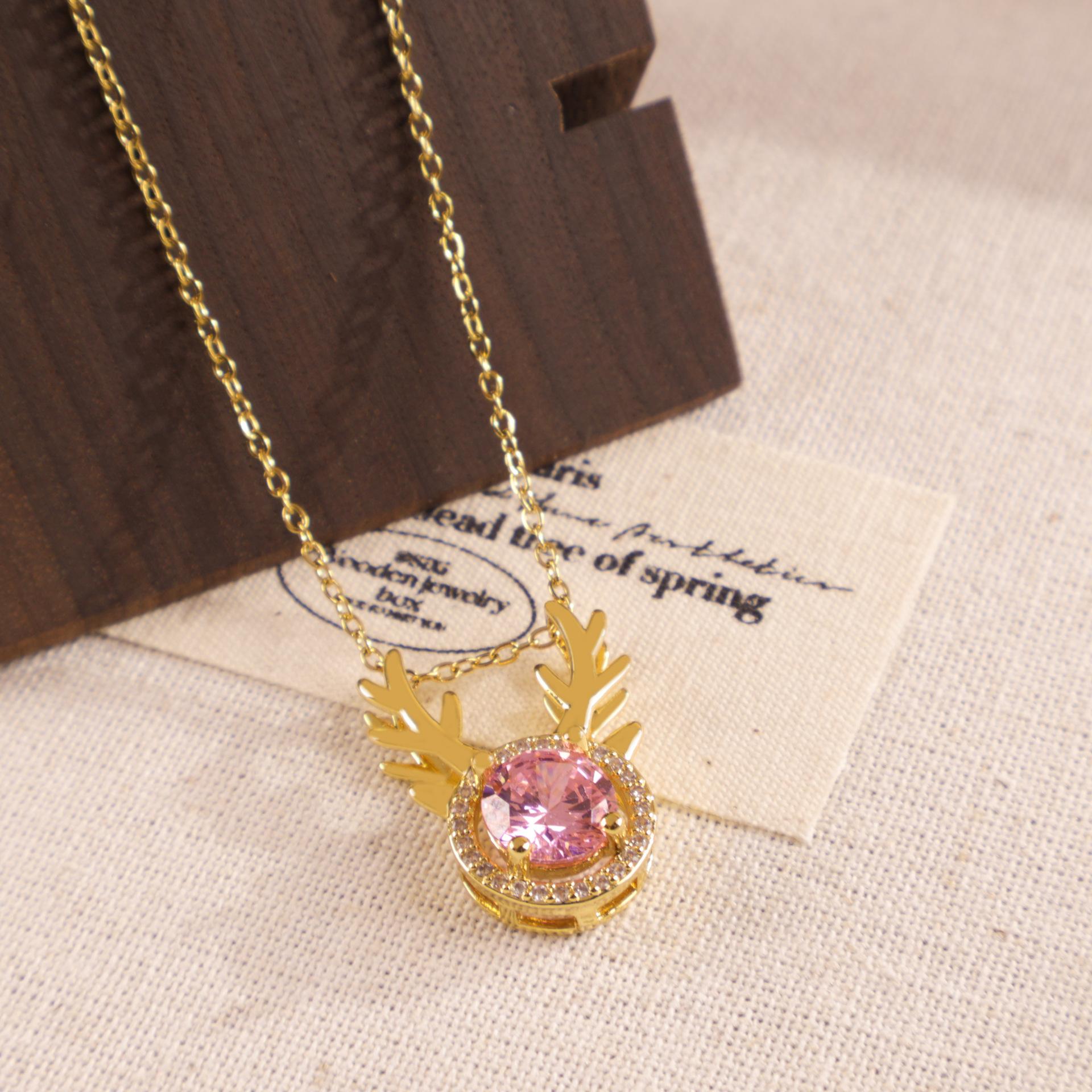 

Ожерелье Yilu с вашими рогами Ожерелье из титановой стали Нишевые универсальные аксессуары Простое легкое роскошное изысканное ожерелье