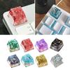 OEM Height Resin Keycap Featuring Color Foil Backlight for Mechanical Keyboards for Gamers and Collectors