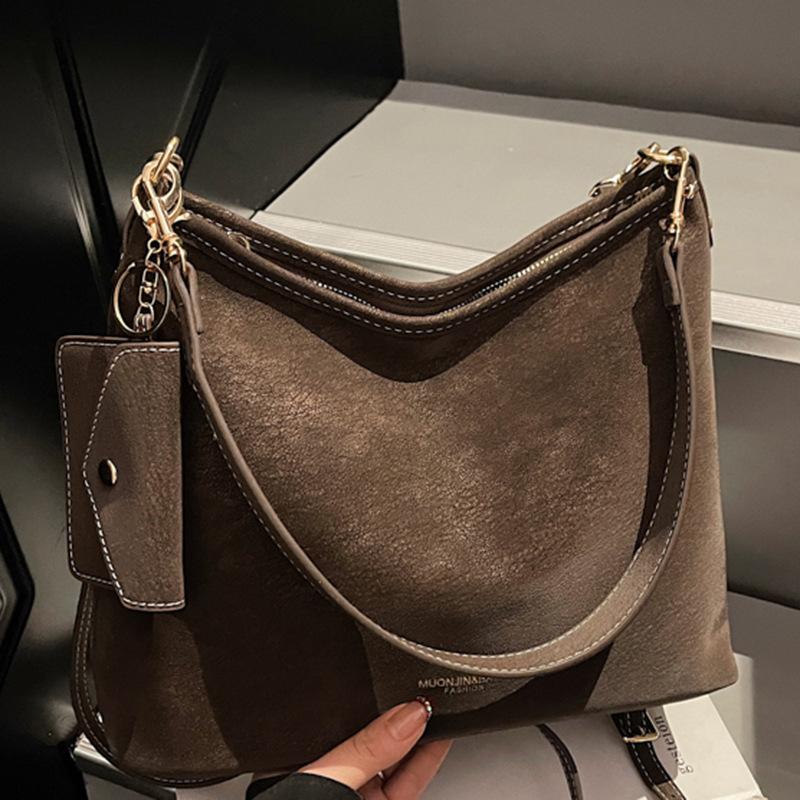 Tote Bag Women's Winter New Fashion Leopard Print Large Capacity Shoulder Bag Commuter Women's Bag