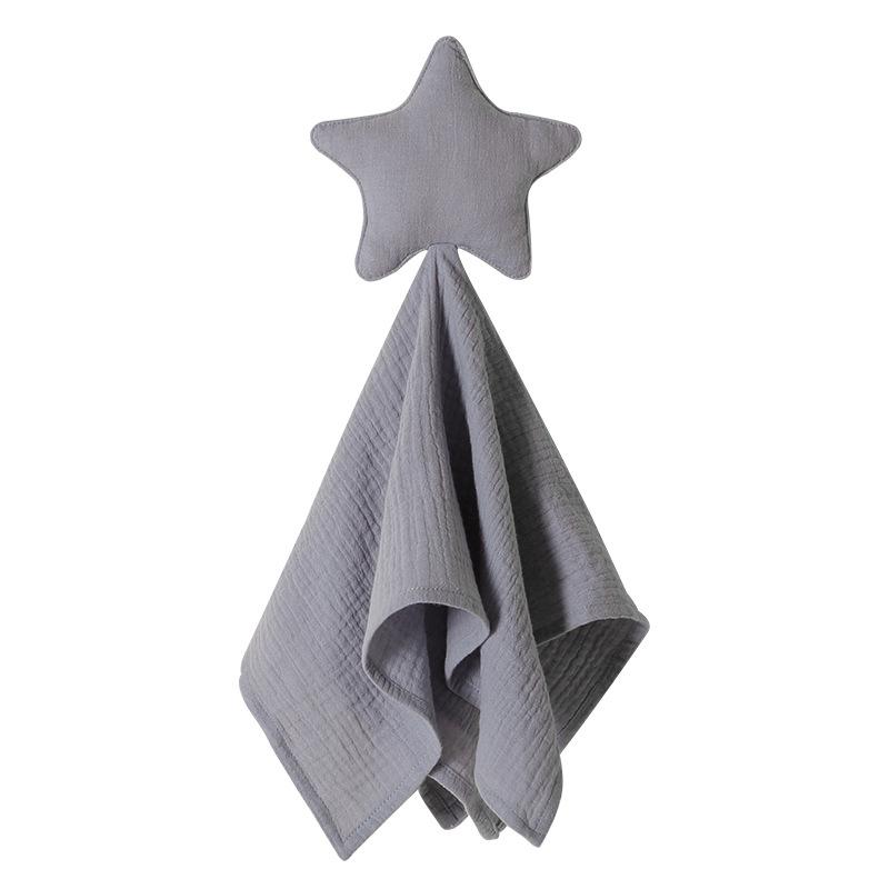 Baby Teething Comforter Puppet: Cotton Star & Moon Sleep Aid