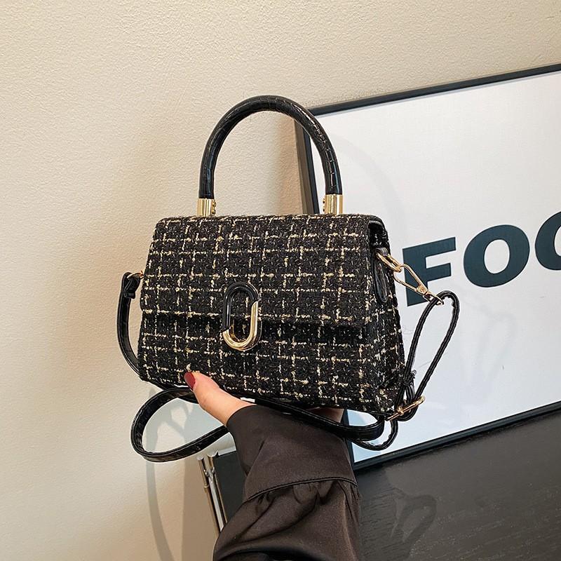 

Crossbody Bag, Small Square Handbag, Versatile Handbag, Shoulder Bag For Women. One Size чорний