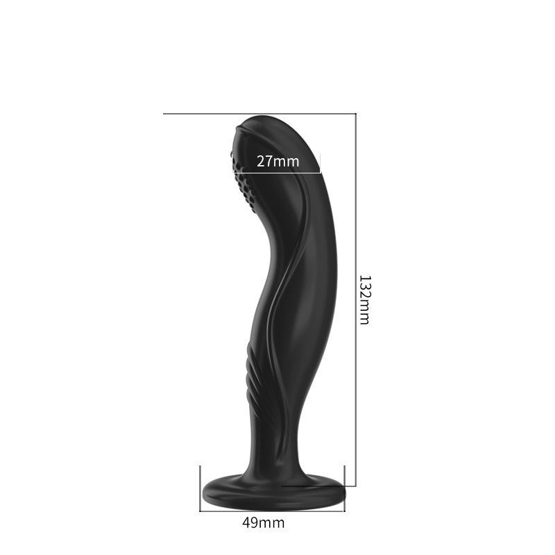 Silicone Suction Cup Anal Plug for Massage and Adult Fun