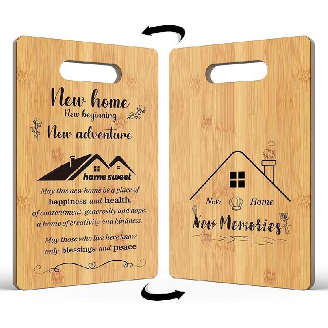 Housewarming Gifts for Happy New House, New Home Gift Idea, Sweet Home Gift, New House Cutting Board Gift, First Home Gifts for Neighbor, Friends, Housewarming