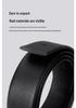 Men's Genuine Leather 3.8cm Pin Buckle Lychee Pattern Belt Jeans Accessory