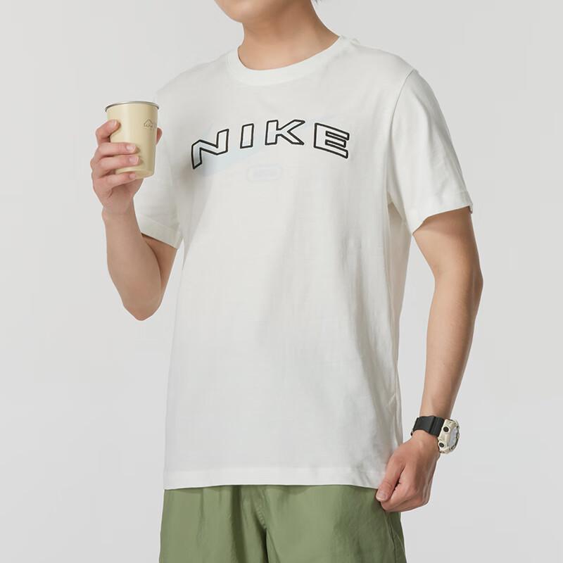 New Nike T Shirts Men's Sail White FV5712-133