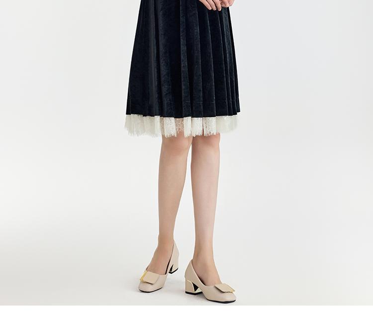 Black Velvet Dress for Women