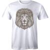 Stylish Animal T Shirt Photographic Lion Face Design Big Cat King Jungle Men Tee Unisex T-Shirt