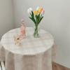 Ins Korean Plaid Tablecloth Strawberry Background Cloth Modern Desk Table Cloth