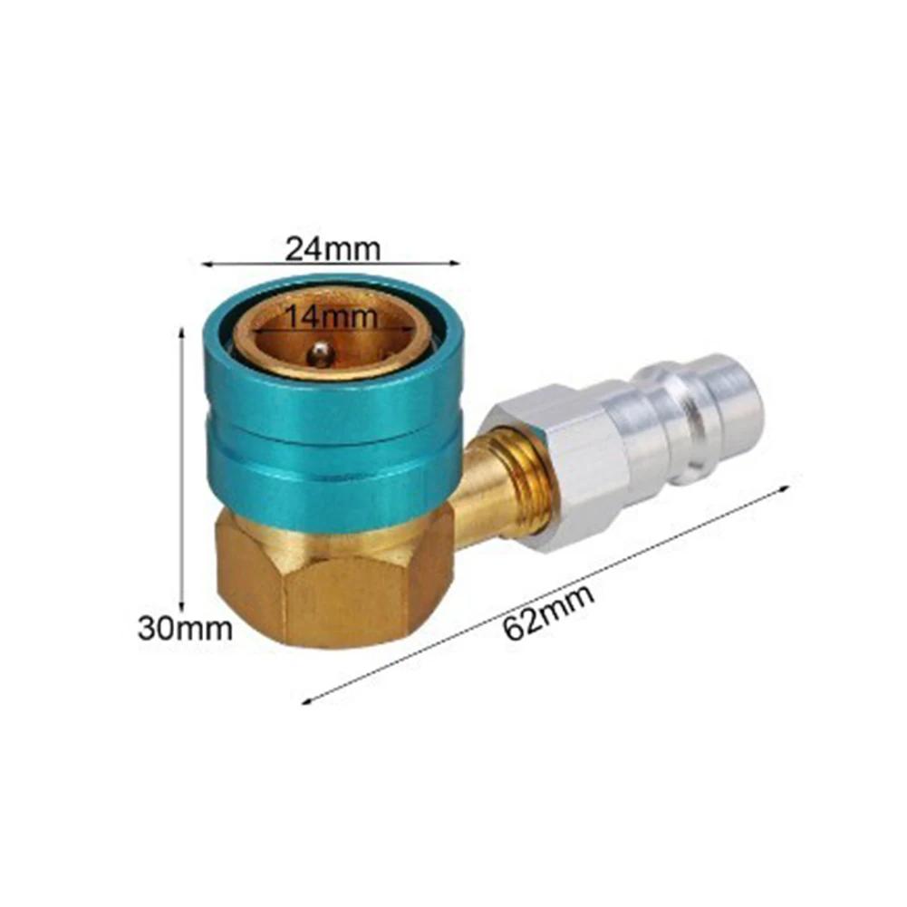 For R1234YF To R134A Low /Side /Quick /Coupler Adapter Car Air-Conditioning Fitting Car Accessories Interiors