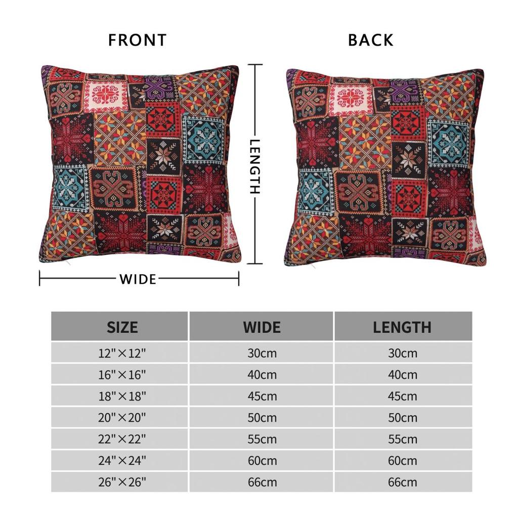 Palestine Embroidery Palestinian Traditiona Tatreez Pillow Cover Cushion Cover Pillow Case Pillowcases For Home Decoration