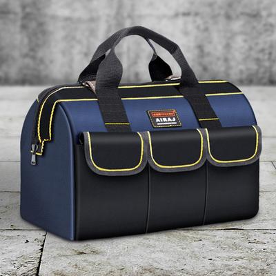 1PC 13 pollici nuova borsa portautensili per elettricista con striscia riflettente in tessuto Oxford resistente all'usura multi-tasca impermeabile