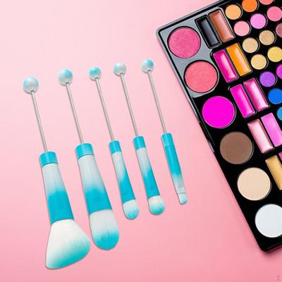 5 Beaded Makeup Brushes Lipstick Brush Multipurpose Eyebrow Concealer Activity Home Use