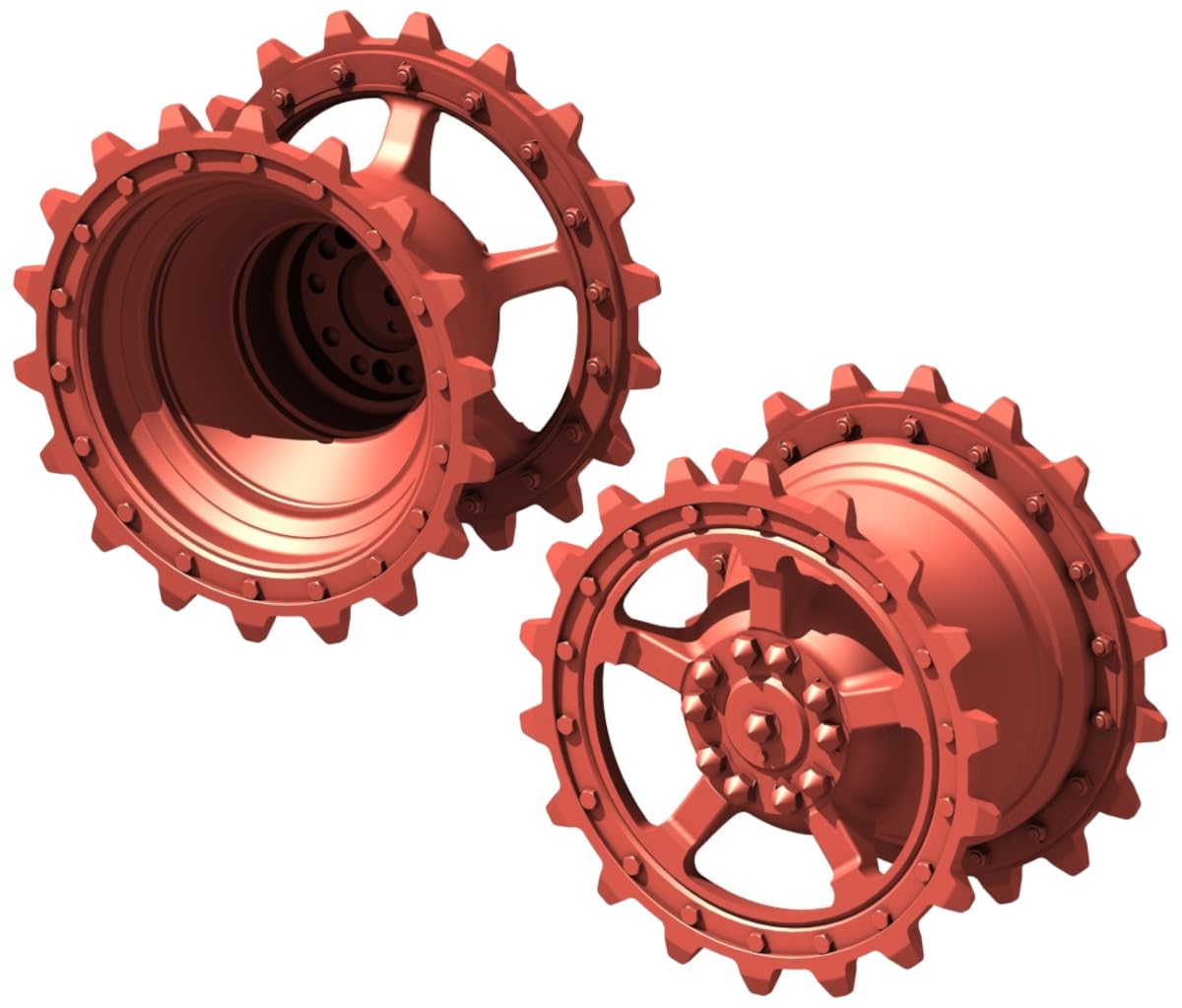 

Locom Model 1/35 WWII German King Tiger Heavy Tank, Sprocket Ver. 2, Plastic Model Kit Parts RP35102 (Tank)