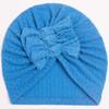 New Baby Bag Hat, Baby Solid Color Pattern Bow Hat, Children's Indian Hat