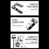 Toilet Bowl Repair Set Toilet Fixture Mounting Set Hardware Set Bathroom Toilet Replacement Set Toliet Hinges/Screws