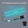 RGB LED Streifenlichter für Roller und Fahrräder Sicherheitswarnlichter, Batteriebetriebene Lichter für Nachtfahrten Outdoor-Rennen