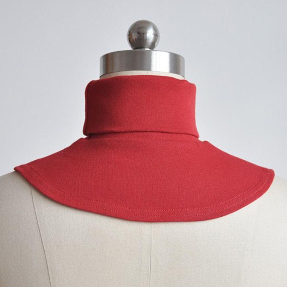 Cotton Turtleneck Fake Collar Detachable False Shirt Collar High Quality  Fake High Collars Women's