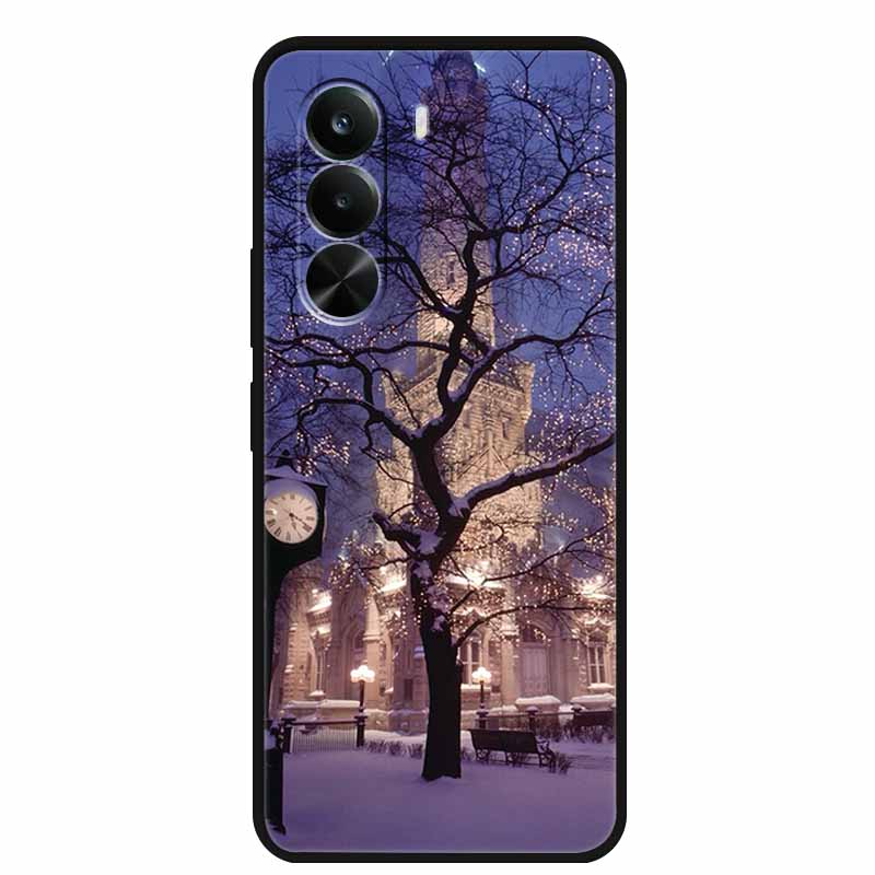 Pro Realme P4x Pouzdro P4 x 5G Globální Měkký Silikonový Ochranný TPU Kryt Telefonu pro Realme P4x 5G Luxusní Kreslený Nový Zadní Kryt Coque