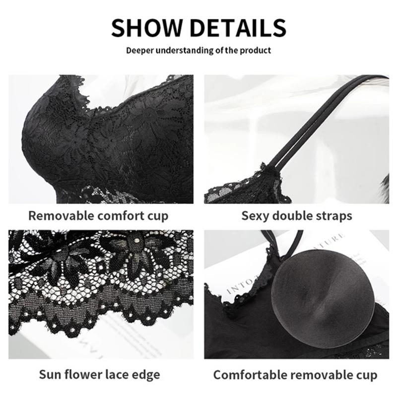 8 couleurs cultures haut soutien-gorge réglable sans manches débardeurs dentelle Bralette haut femmes mode grande taille