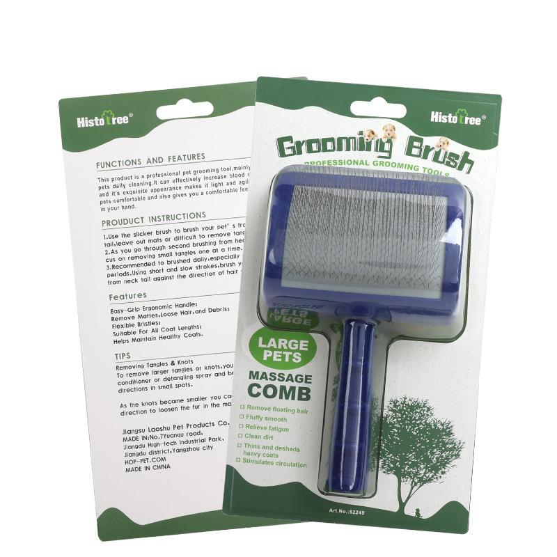 

Pet Comb Dog Napping Needle Comb Dog Comb Cat Beauty Cat Comb Cleaning Needle Brush Pet Supplies 01