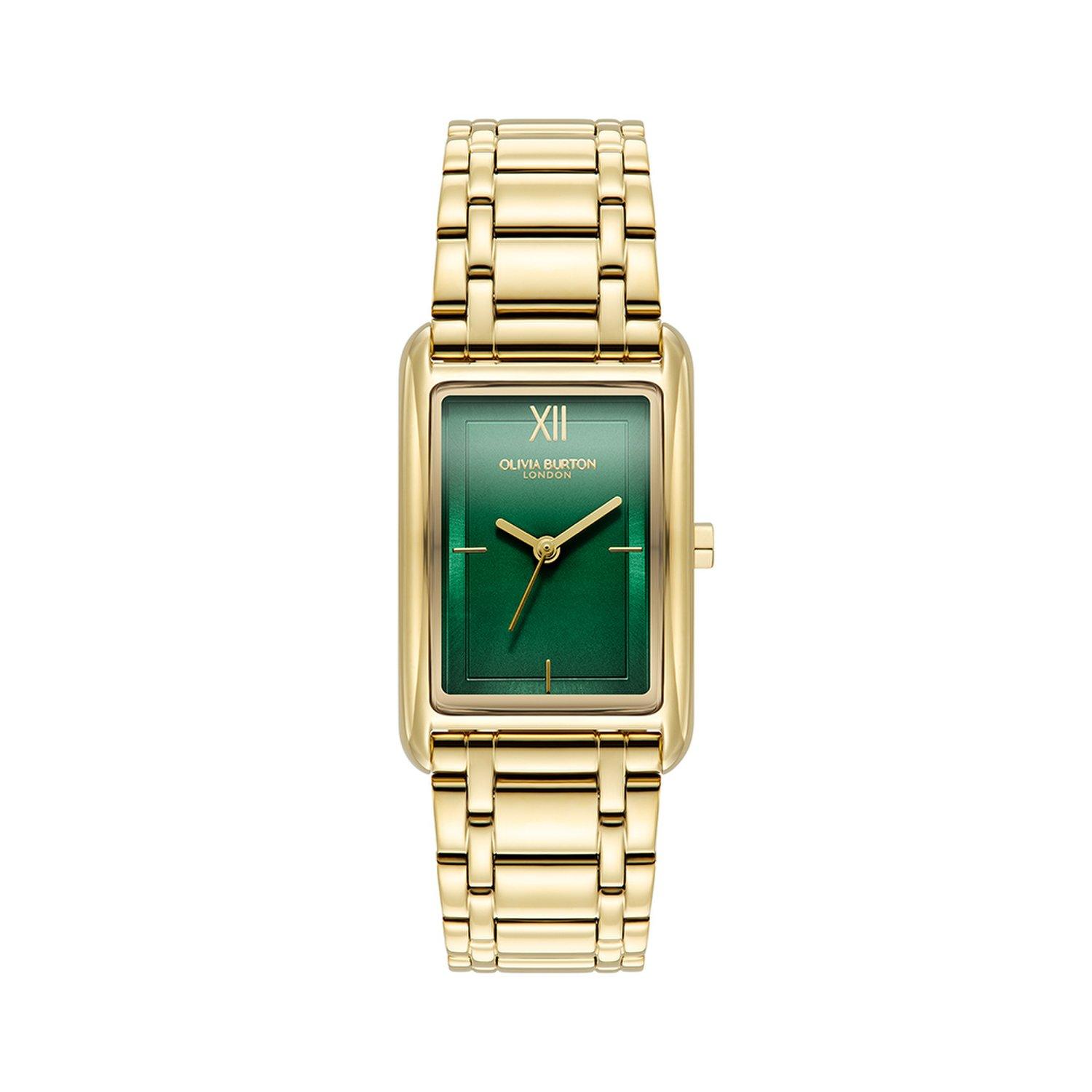 [Olivia Burton] GOLD GREEN GROVE (24000195) Women s Watch