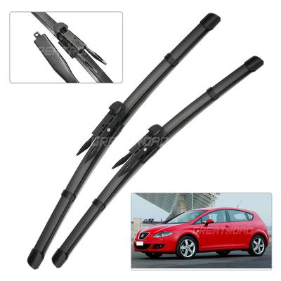 Do Seat Leon MK2 2005-2012 2006 2007 2008 2009 2010 2011 Wycieraczki Przednie Pióra Wycieraczek Szyba Przednia Szyba Okna Szczotka 26"+26"