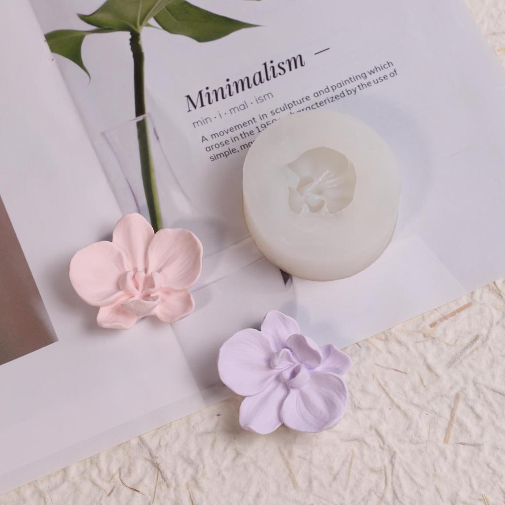 Phalaenopsis Orchid Silicone Mold for DIY Soap, Fondant, Chocolate, and Ornament Crafting