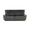 Modern Wood & Leather Jewelry Storage Box - Minimalist Decor for Home, Hotel, or Club