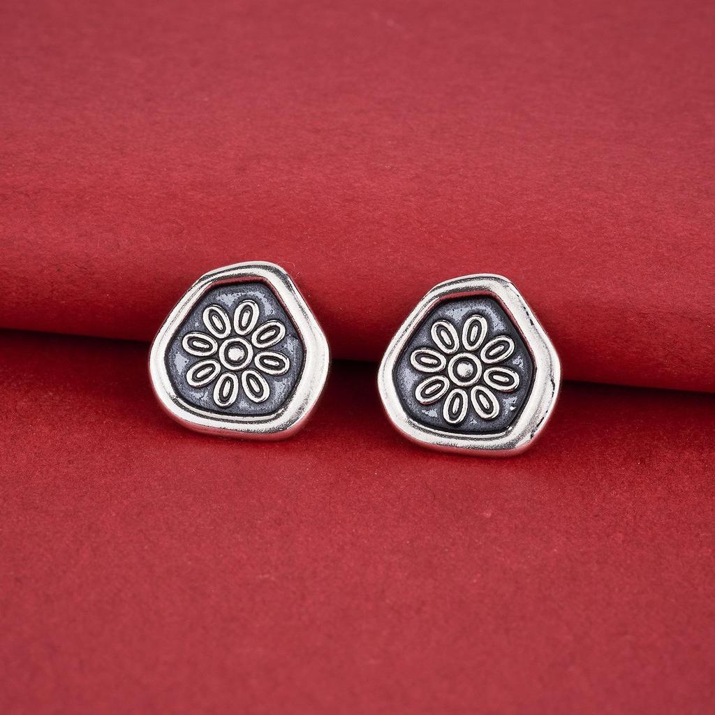 S925 Sterling Silver Irregular Multi-Petal Flower Clasp for Handmade Jewelry and Braided Rope Accessories