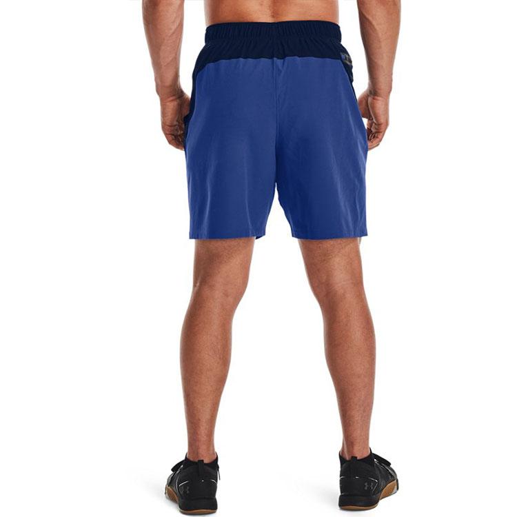 Under Armour Woven Series Lightweight Stretch Woven Training Color Block Shorts Men shorts Dark-Blue 1366167-408