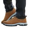 Fashion Waterproof Hiking Shoes Men Wear Resistant Leather Sports Shoes Men Sneakers Comfortable Outdoor Walking Sneakers For Men Shoes
