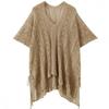 Shop   Women Mesh Punching Swimwear Cover Up Cape Cardigan Won Wcd Wfh7899