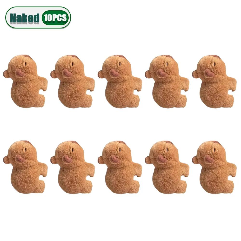 1-10PCS Rytanda Capybara Clap Circle Toys  Capybara Plush Hand Ring Fun Pop Circles Kids  Gift Slap Snap Wrap Wristband Bracelet