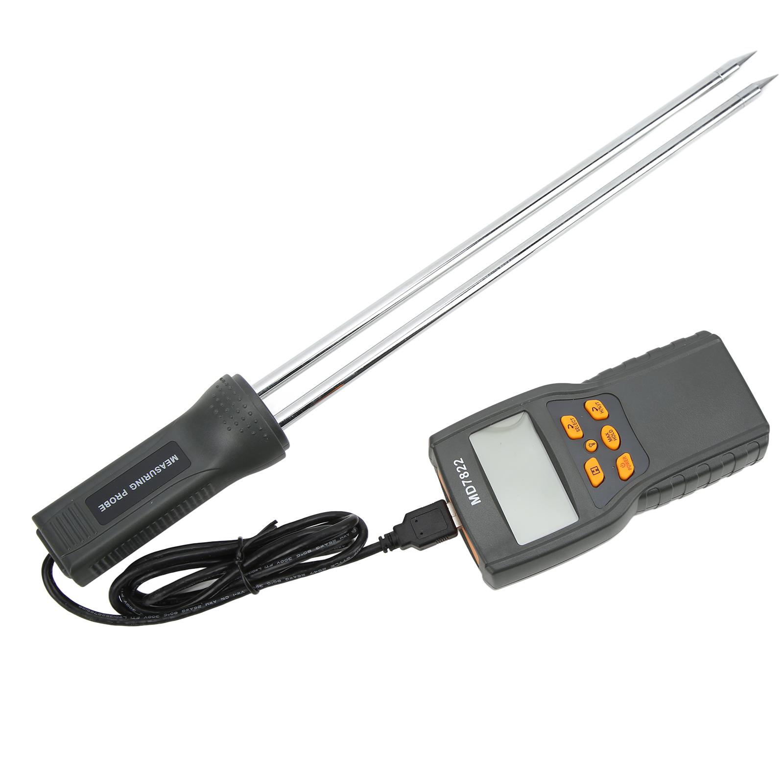 

Тестер влажности зерна с цифровым дисплеем, электронный измеритель влажности для пшеницы, риса, кукурузы